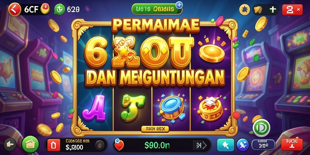 Screenshot gameplay 6CF yang menunjukkan keseruan bermain slot.