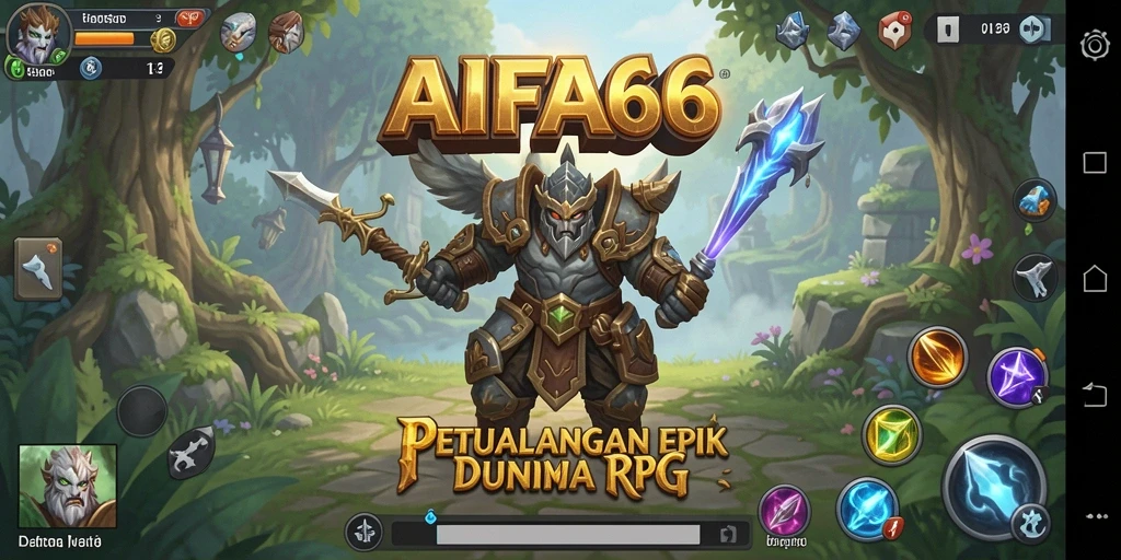 Tampilan gameplay AIFA66 dengan aksi pertempuran yang mendebarkan.