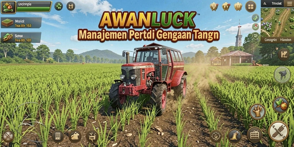 Tampilkan gameplay seru sambil bertani di AWANLUCK.