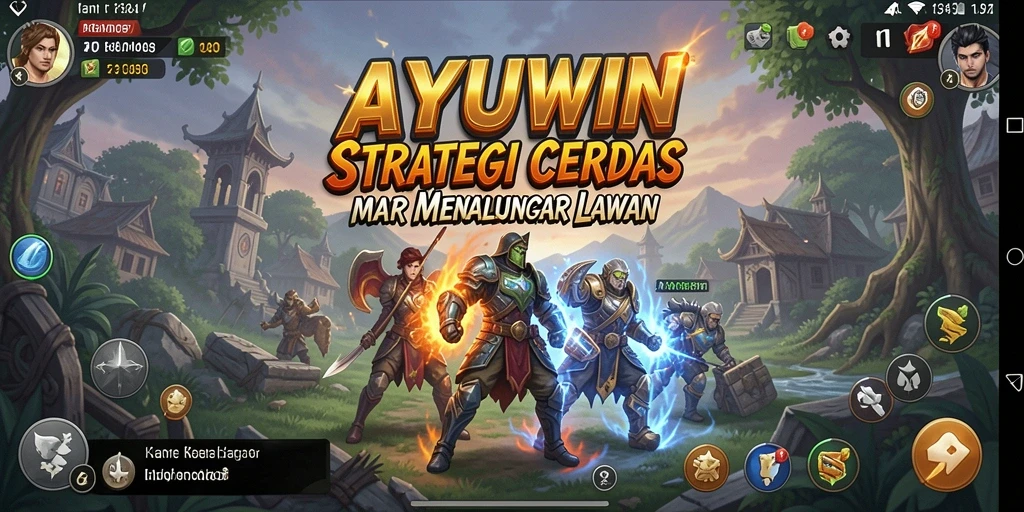 Tampilan menarik dari gameplay AYUWIN yang menantang strategi.