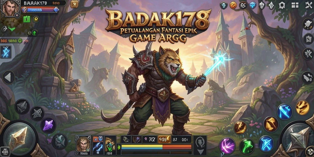 Tampilan gameplay BADAK178 dengan aksi pertempuran seru dan grafis menawan.