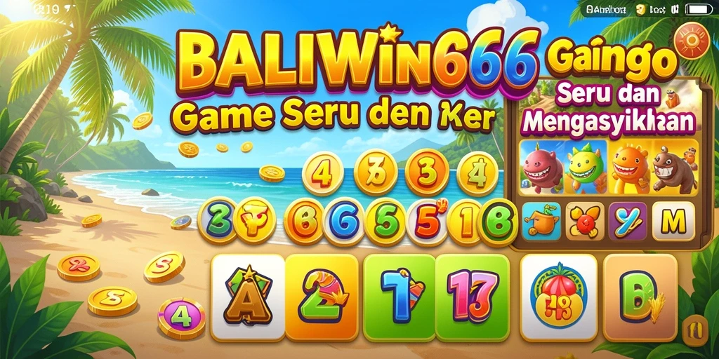 Tampilan gameplay menarik BALIWIN66 dengan suasana Bingo yang seru.