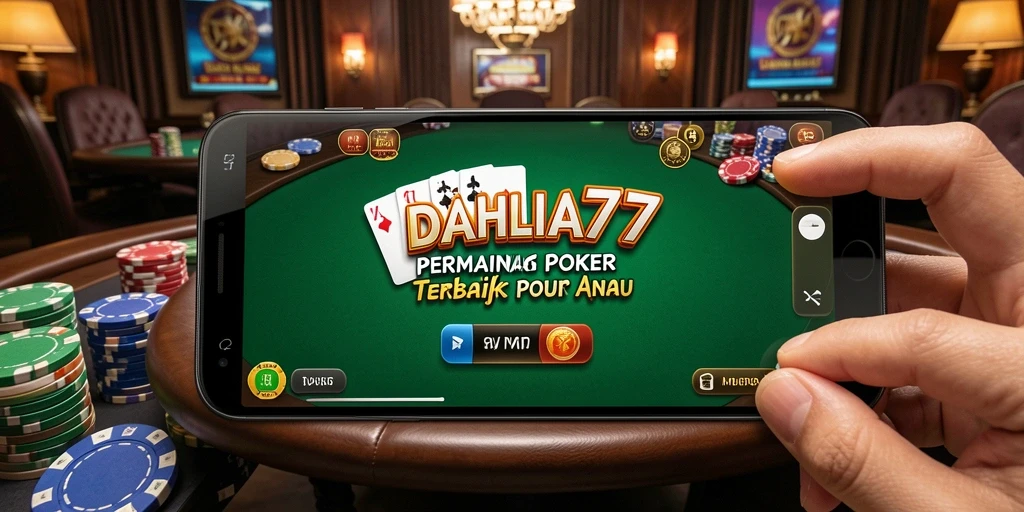 Gameplay Poker menegangkan di DAHLIA77 dengan pemain dari seluruh dunia.