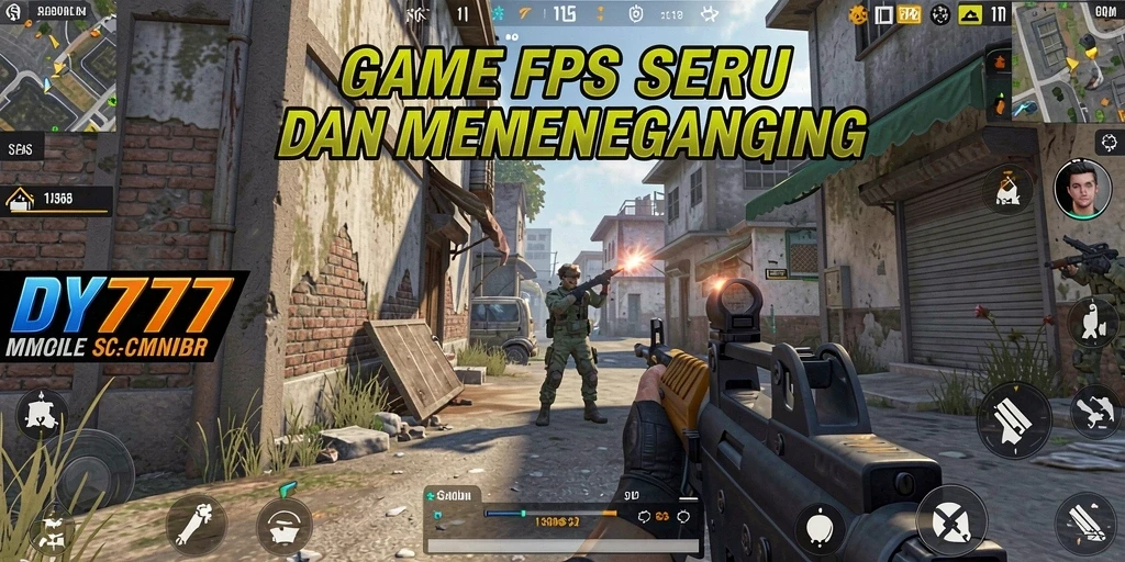 Tampilan gameplay DY777 yang menegangkan dan mendebarkan dengan aksi tembak-menembak.