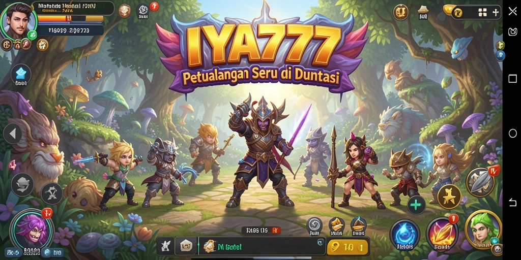 Tampilan gameplay yang menakjubkan di dunia petualangan.