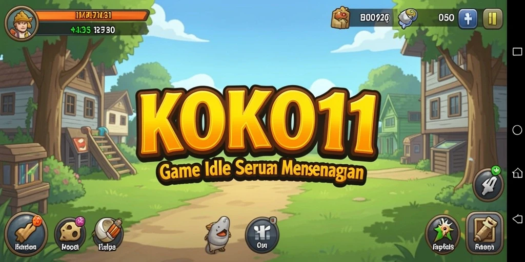Tangkapan layar gameplay KOKO11 menunjukkan pengalaman santai yang menyenangkan.