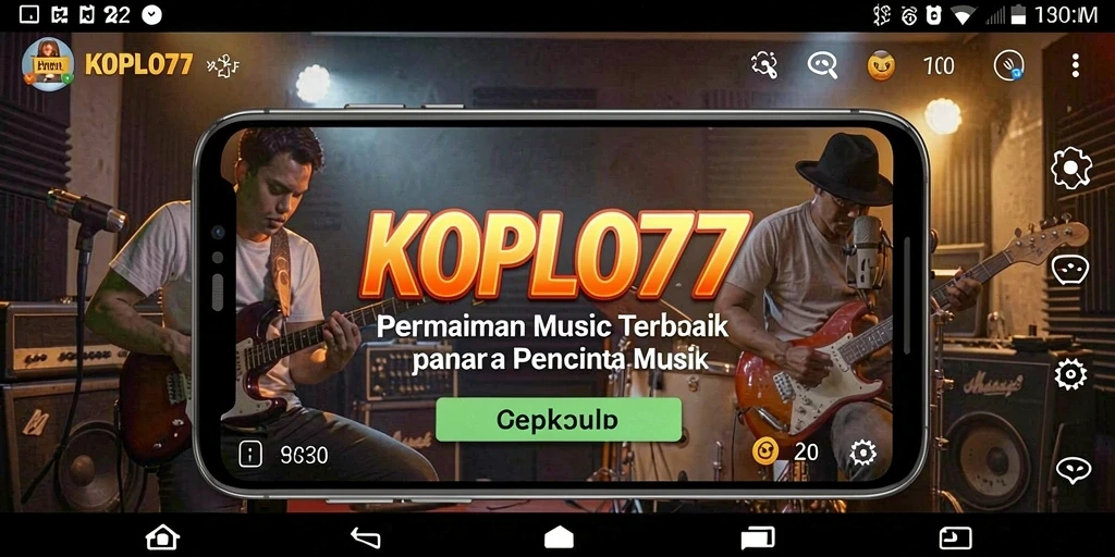 Tampilan gameplay KOPLO77 yang mengasyikkan dan penuh warna.