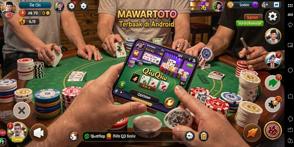 Tampilan gameplay QiuQiu yang menarik dalam MAWARTOTO.