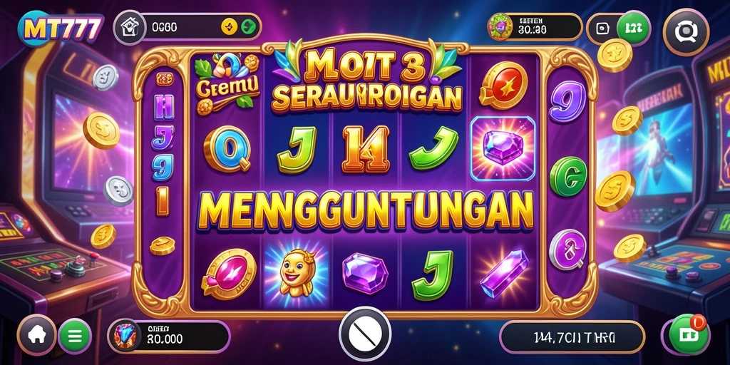 Gameplay Slot seru dengan berbagai tema menarik di MT777.