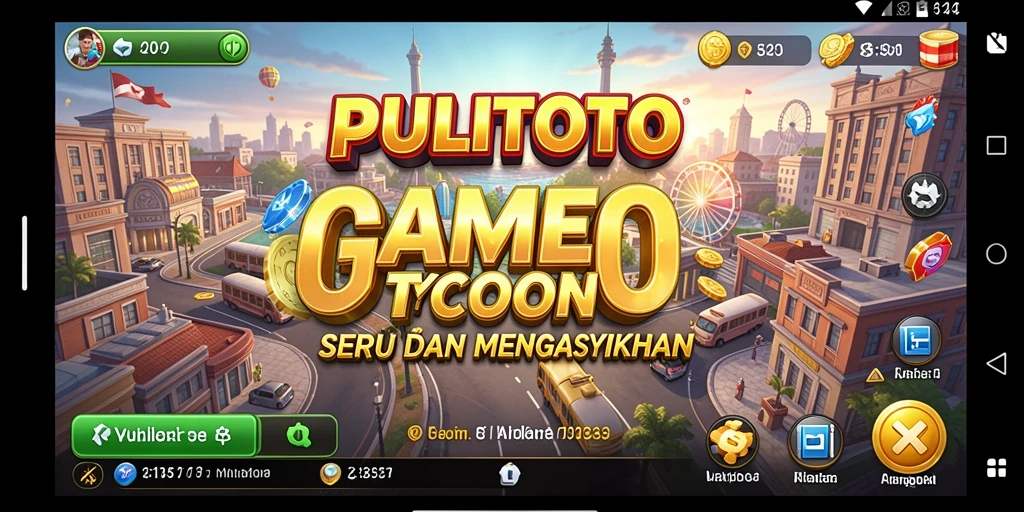 Tampilan gameplay PULITOTO yang seru dan dinamis.