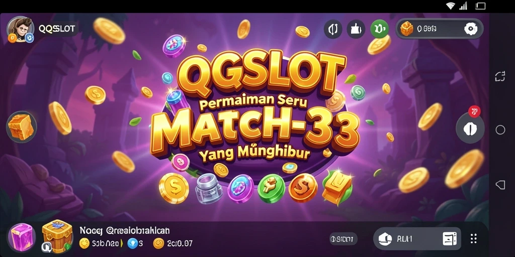 Tampilan dinamis dari gameplay QQSLOT yang mengasyikkan.