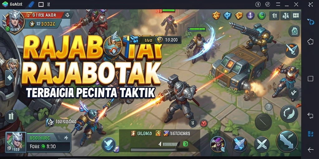 Tampilan gameplay RAJABOTAK yang seru dan menantang.