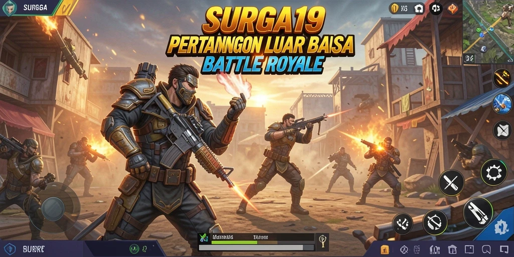 Gameplay seru dengan momen pertarungan di SURGA19.