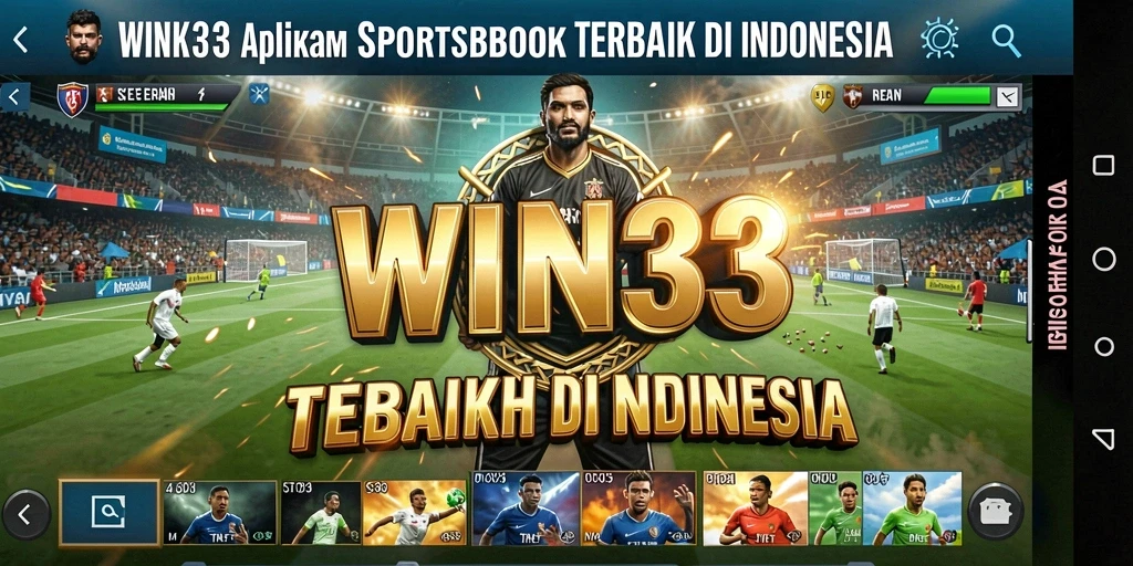 Screenshot gameplay WIN33 menampilkan taruhan olahraga yang menarik.